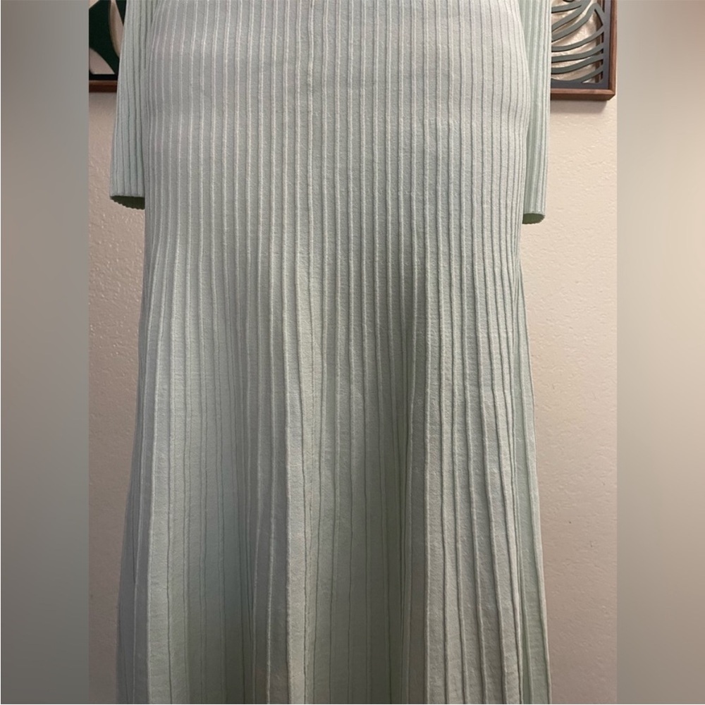 NWOT Light Mint knit midi dress Size Small - Picture 7 of 8